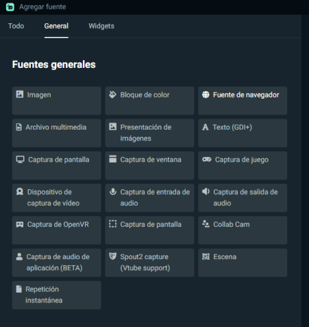 Fuente Streamlabs